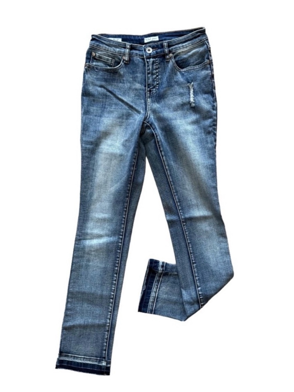 TRIBAL JEANS Mid Rise Girlfriend Ankle Slim Taper Jeans Size 0